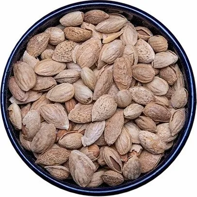 Raw almond in shell purchase price + photo
